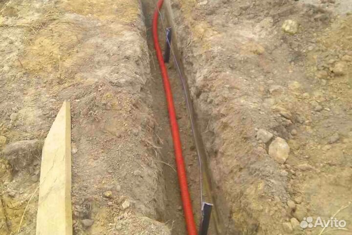 Прокладка кабеля в земле в Калининграде