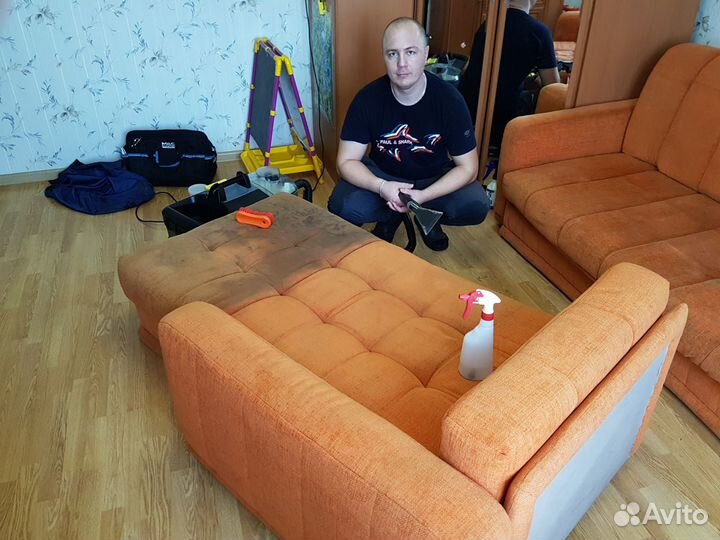 Химчистка мебели, чистка диванов 