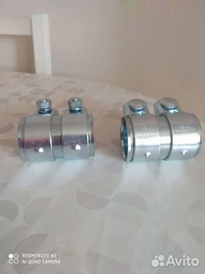 Хомут глушителя на Дастер