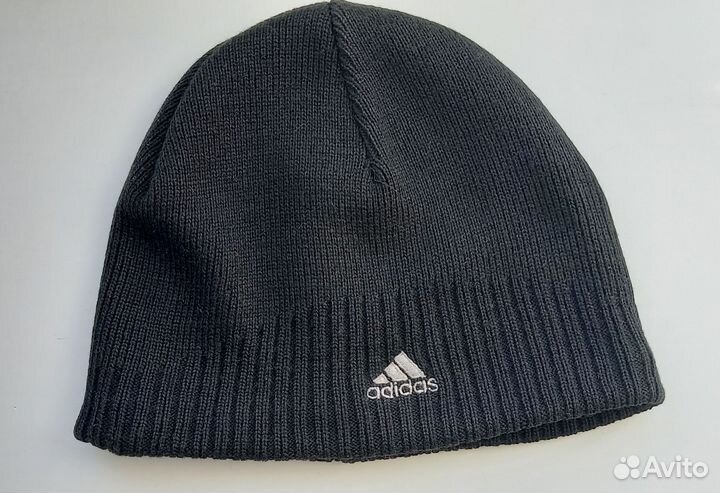Шапки вязанные мужские adidas, nike, benetton