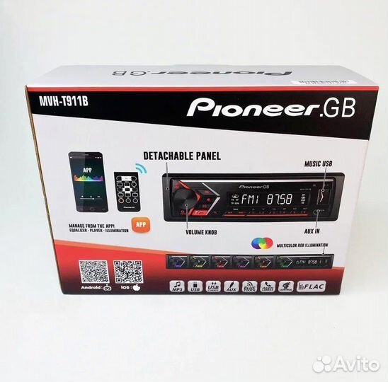 Магнитола Pioneer MVH-911BT