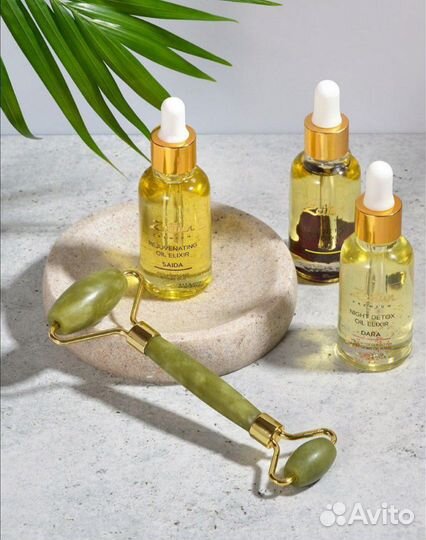 Нефритовый массажер для лица