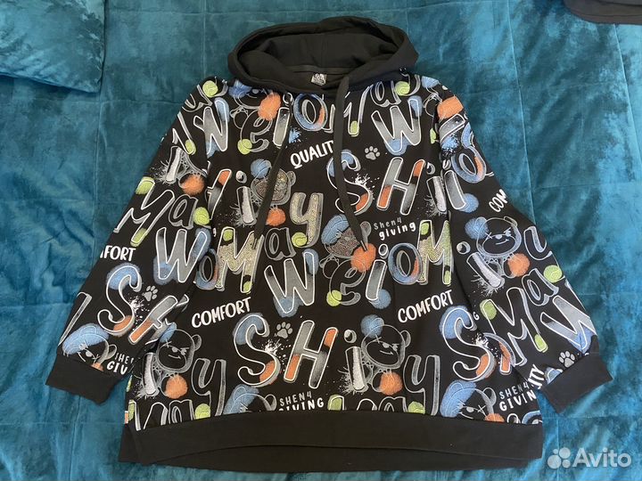Худи женское Корея оверсайз 42 44 46 48 50