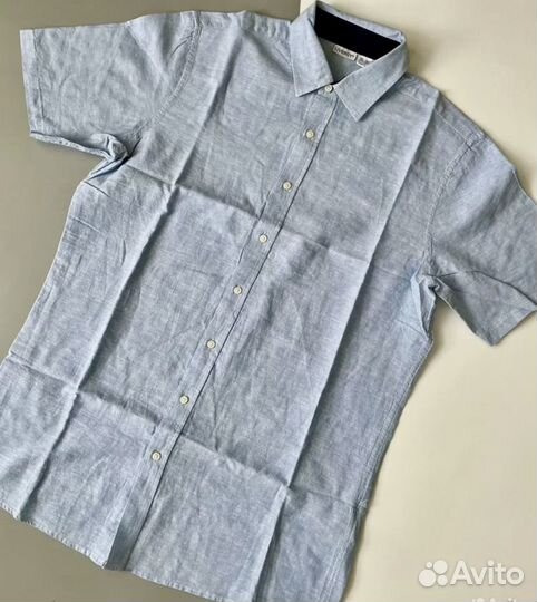 Льняная рубашка мужская