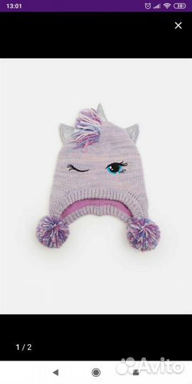 Комплект шапка и шарф для девочки р 50