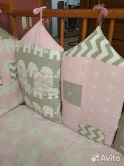 Бортики в детскую кроватку