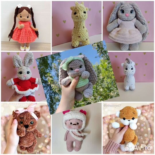 Игрушки ручной работы. Новые. От 300-2100