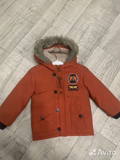 Детская куртка красная 86-92 р