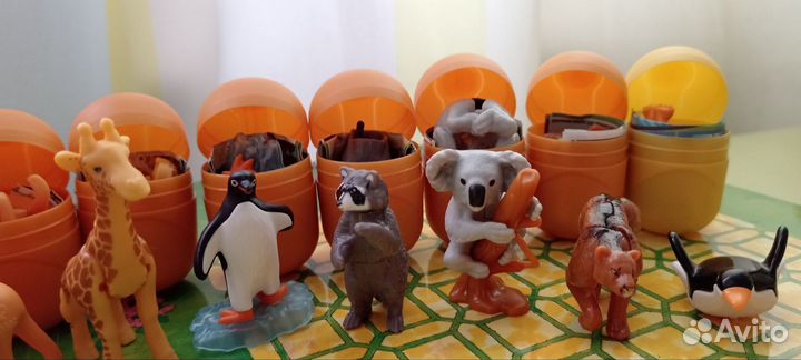 Kinder Natoons животные 2022 г, 2021 г