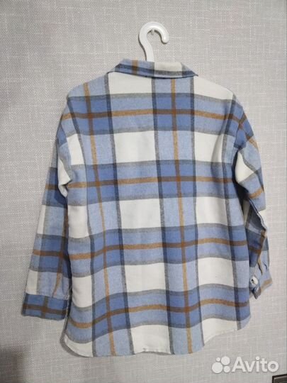 Рубашка в клетку женская