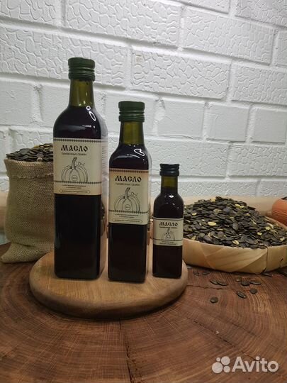 Масло тыквенных семян (холодного отжима)