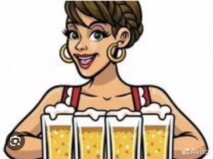 Продавец разливных напитков