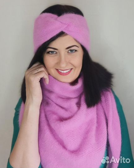 Комплект повязка и косынка