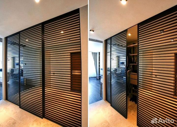 Реечные перегородки