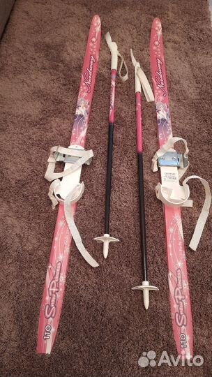 Лыжи детские 110см