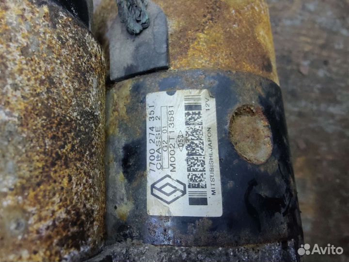 Стартер Renault Symbol, Clio