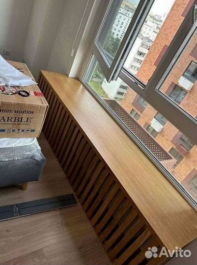 Деревянный подоконник