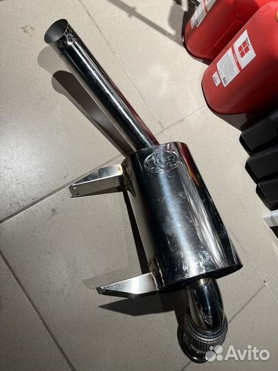 Прямоточный полный тихий выхлоп 76 мм BRP Maverck