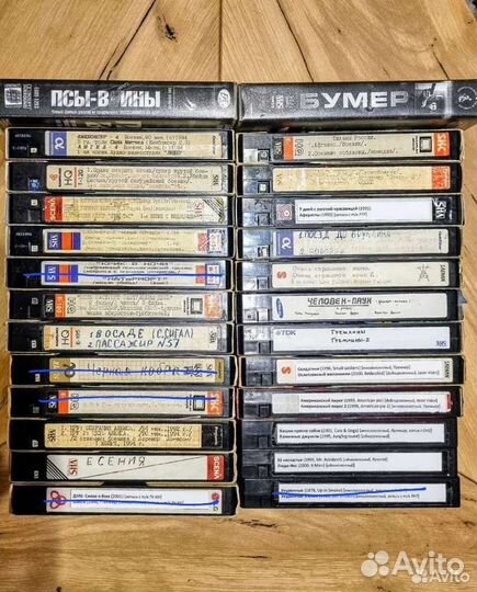 VHS видеокассеты иностранные фильмы