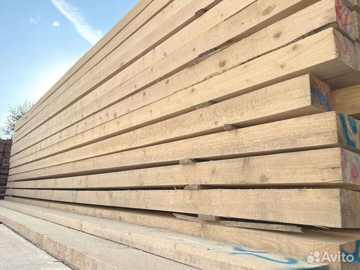 Доска обрезная 40х150х6000мм