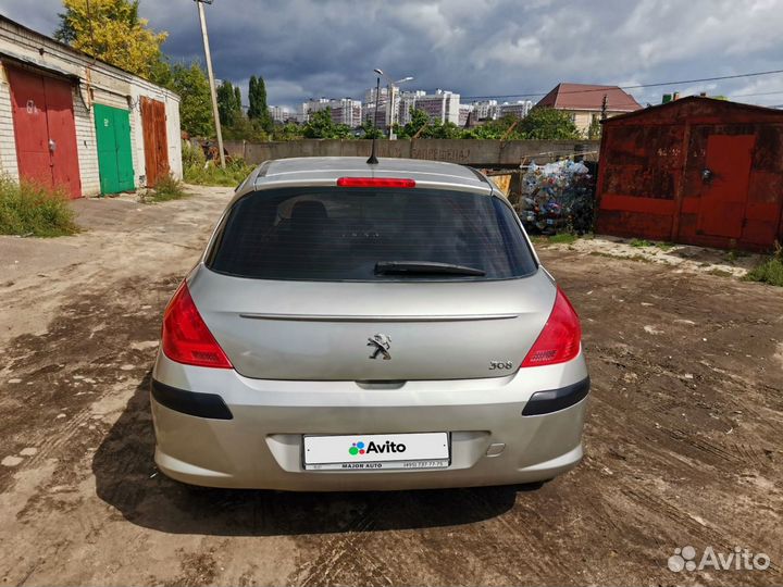 Peugeot 308 1.6 МТ, 2009, 208 000 км