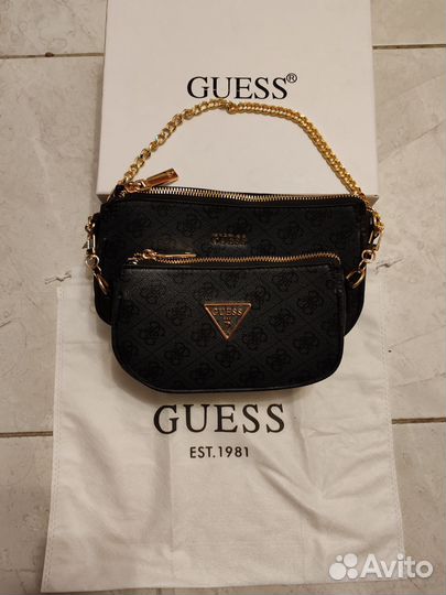 Сумка Женская Двойная guess Кросс-Боди/Новая