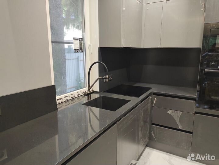 Столешница из искусственного камня с замером