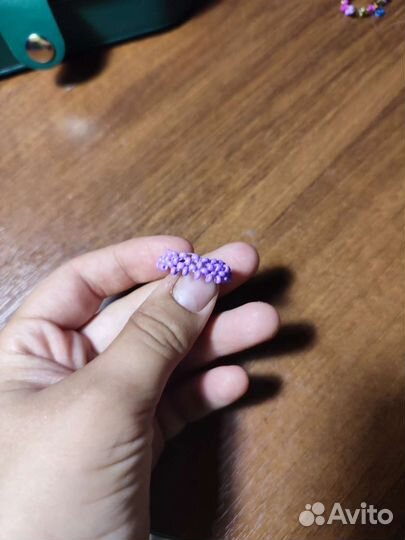 Кольцо из бисера