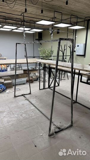 Штанга для одежды лофт