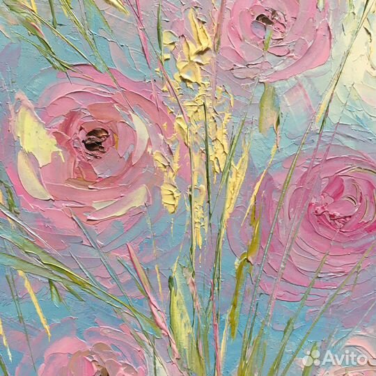 Картина маслом Нежность