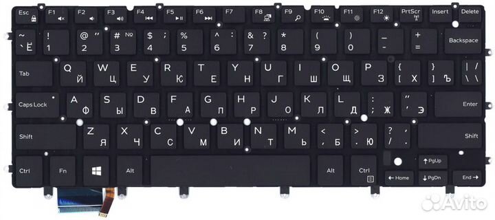 Клавиатура Dell Inspiron 13-7353 с подсветкой, OEM