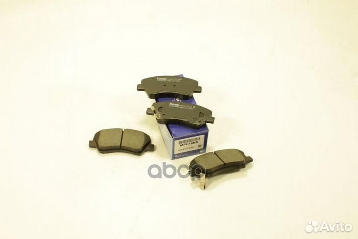 Колодки тормозные, передние (с антискрипной пла