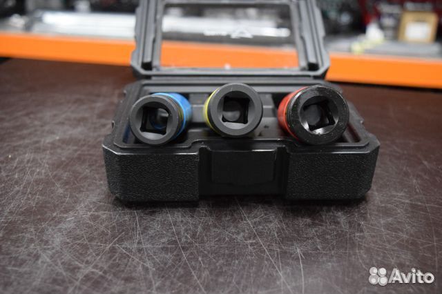 Набор ударных головок 1/2DR 6-гр. 17-19-21мм