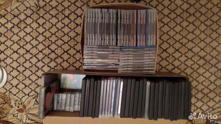 CD, DVD, аудиокассеты
