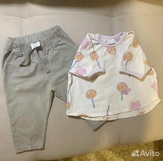 Детские вещи пакетом для девочек 80 86