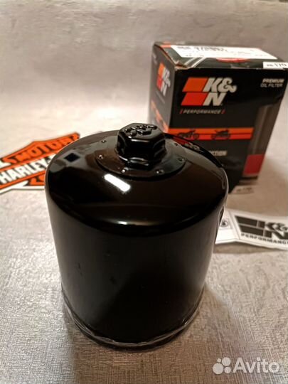 Фильтр масляный Harley-Davidson K&N черный