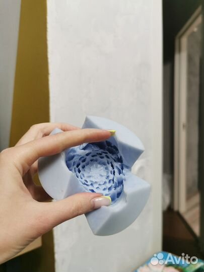 Форма дл мыла силиконовая хризантема