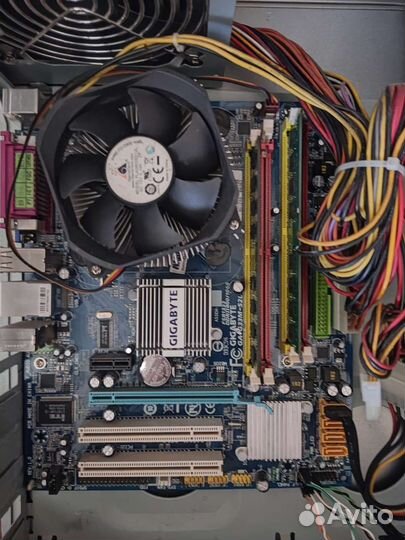 Системный блок CPU Core 2 duo e6600/озу 7gb/SSD128