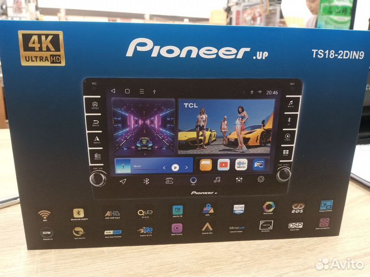 Android магнитола 6+128Gb Pioneer TS18-2D 10-дйюмо