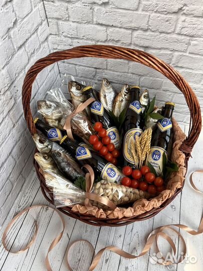 Мужской букет, букет из рыбы