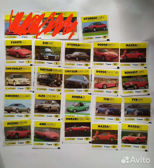 Фантики и вкладыши от жвачек