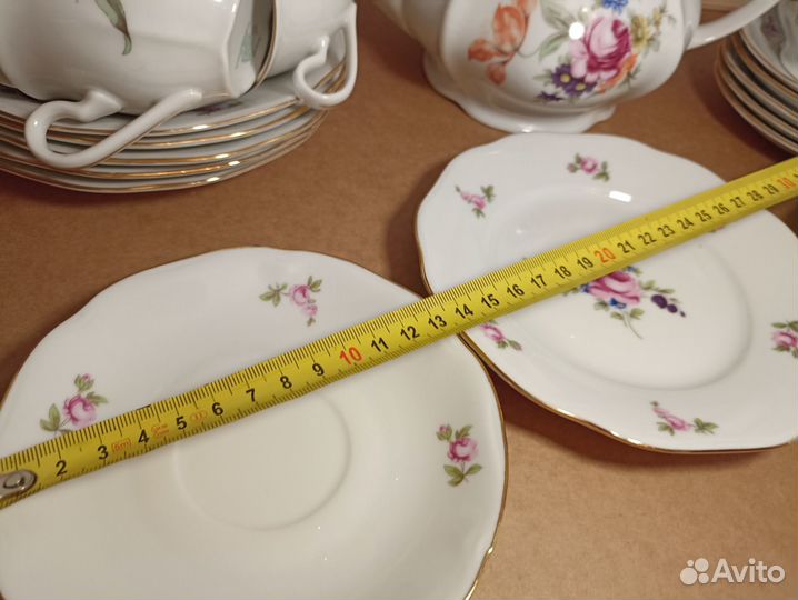 Чайный сервиз Мейсона Чехословакия 6 персон