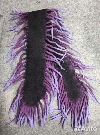 Шарф из натуральной шерсти