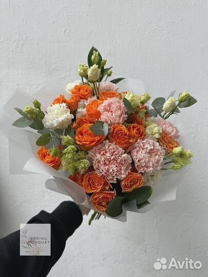 Букет французских роз на заказ