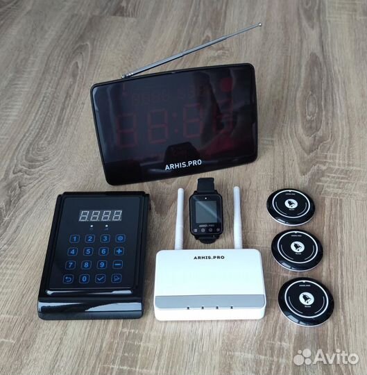 Кнопка вызова персонала, мастера / часы, пульт, та