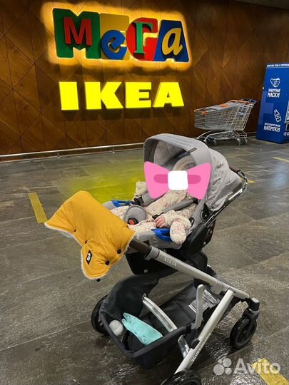 Коляска (можно для погодок ) + автолюлька