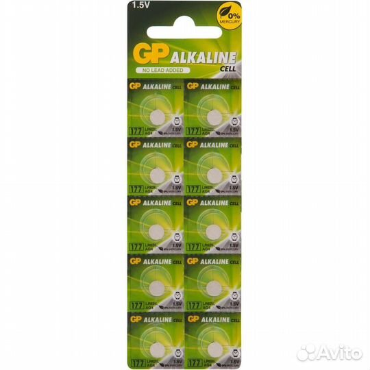 Батарейки GP 177FRA-2C10 (LR626, G4, 177) #263788