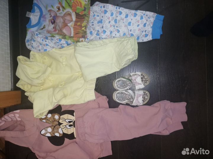 Детские вещи пакетом на девочку 98 104