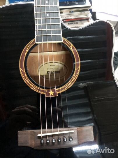 Акустическая гитара Starsun DG220c-p Black (арт. 2