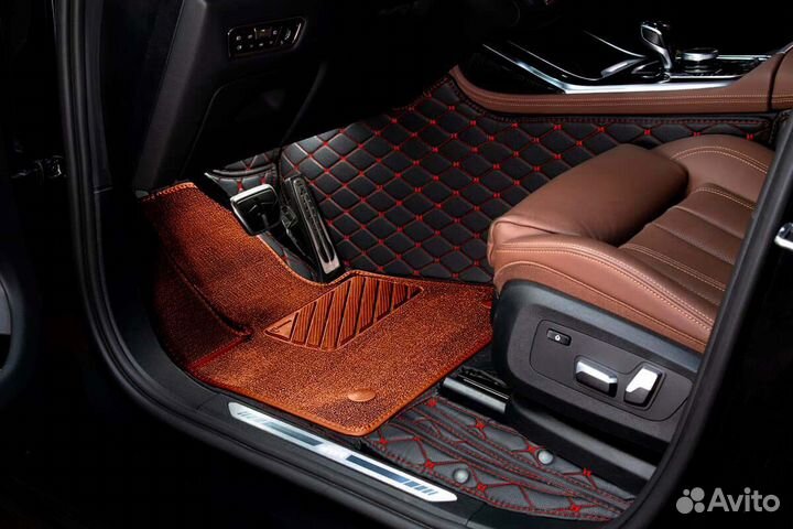 3D Коврики Exeed Салон Багажник из Экокожи